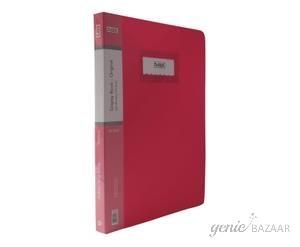 Saya SY-320F Light-Pink Foolscap Size Display Book 20 Pockets