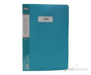 Saya SY-310F Aqua-Blue Foolscap Size Display Book 10 Pockets