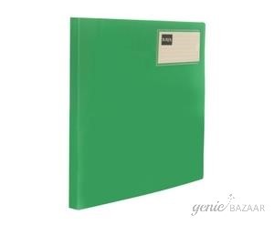 Saya SY-230A Green A4 Size Indexed Display Book Pocktes 30