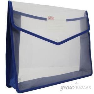 Saya SY-090 Flexi Document Clear Bag Eco Pack of 1