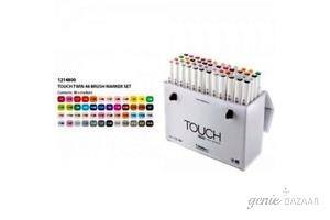 Shinhan Touch Twin Brush Markers (Set of 48 Assorted Shades)- TMB-48