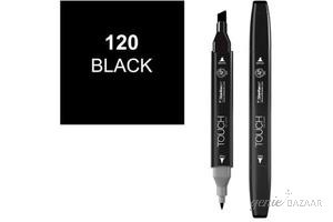 Shinhan Touch twin Marker-Black- TMS-120