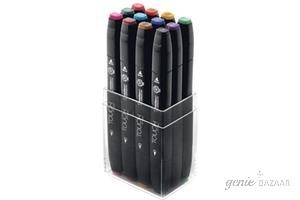 Shinhan Touch Twin Markers (Set Of 12 Main Colors)- M-12