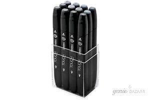 Shinhan Touch Twin Markers (Set Of 12 Blue Gray Colors)- BG-12