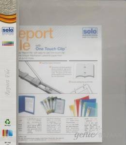 Solo RF 102 Report File (Transparent Top) A4 - Grey