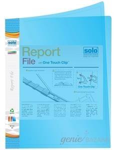 Solo RF 101 Report File A4 - Super Line Transparent Blue