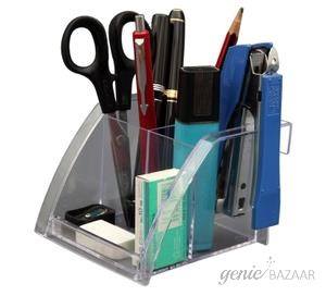 Solo DS 201 Pen Holder - Transparent White