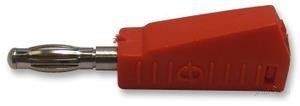 Multicomp PLUG,  19A,  4MM,  CABLE,  RED