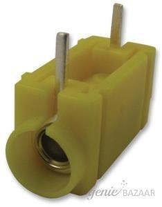Multicomp SOCKET,  4MM,  PCB,  YELLOW