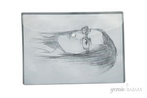 Solo MC 113 My Clear Bag (Button Closer) - Transparent White
