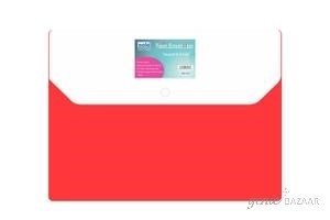 Solo MC 212 My Clear Bag (Twin Pocket Double Coulor) - Pink