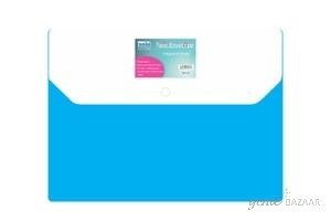 Solo MC 212 My Clear Bag (Twin Pocket Double Coulor) - Blue