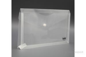 Solo CH 108 Cheque Envelope (Button) - Transparent White