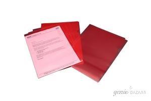 Solo CH 107 Document Envelope (Button) - Transparent Pink