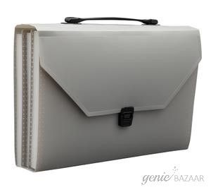 Solo EX 904 Expanding Case 31 Pocket (Lock & Handle) F/C - Grey