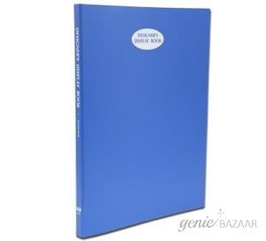 Solo DF 501 Designer's Display Book-20 Pockets (Blue)