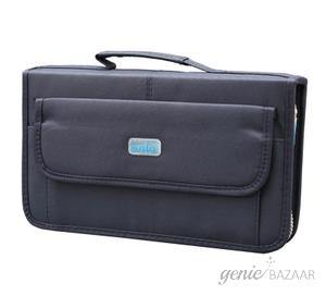 Solo CD 080 Computer CD Wallet & Zipper (Navy Blue)