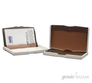 Solo BC 001 Business Card Pocket Case (Transparent Brown)