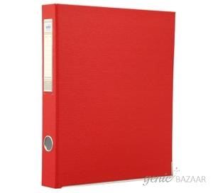 Solo RB 902 Paper Board-2-D-Ring (With Label Pocket)-Red