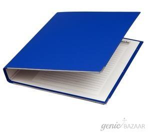 Solo RB 902 Paper Board-2-D-Ring (With Label Pocket)-Blue