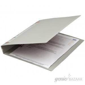 Solo RB 405 Ring Binder-2-D-Ring (With front view Pocket)-Grey