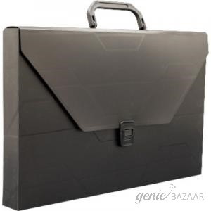 Solo DC 557 Document Case (Lock & Handle) F/C - Electric Wave Black