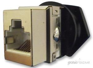 Multicomp RJ45 PASS-THRU JACK,  CAT5E,  STP,  8P, IP67