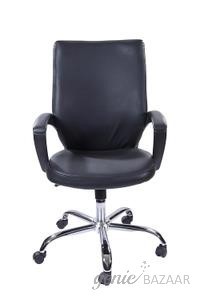 Stellar Medium Back Office Chair Black 500 x 500 x 1070 mm