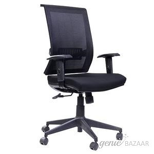 Stellar Medium Back Office Chair Black 510 x 480 x 990 mm
