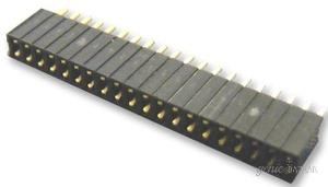 Multicomp SOCKET,  PCB,  1 ROW,  VERT,  25WAY