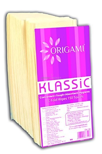 Origami Klassic Towels - 150 Pulls (C-Fold), Pack of 20