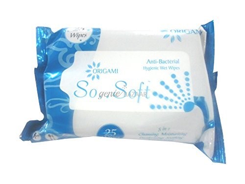 Origami So..Soft Anti-bacterial Wet Wipes - 25 Pulls