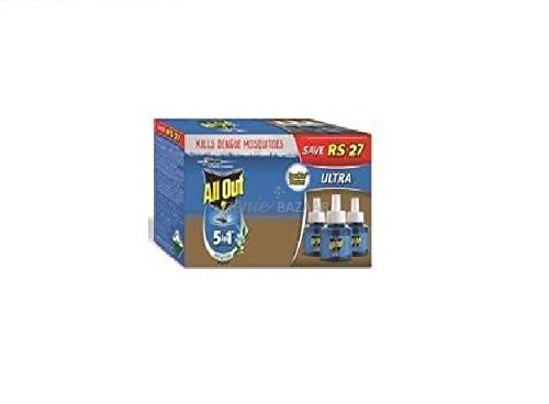 All Out Ultra 3 Nos Liquid Refills,  45ml