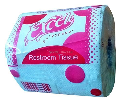 Excel 6 in 1 Restroom Tissue Rolls - 250 Pulls