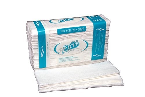 Excel M Fold Washroom Pulpy Paper Towels,  21 x 23 cm,  150 per Pack