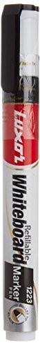 Luxor White Board Marker Pens,  Black - Pack of 10