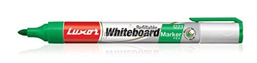 Luxor White Board Marker Pens,  Green - Pack of 10