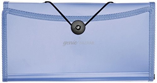 Solo EX - 701 Expanding Cheque Case (Elastic) - 12 Section - Blue