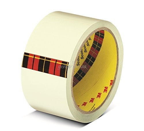 Scotch Transparent BOPP Packing Tape,  2 inch x 35 m - Pack of 6