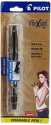 Pilot Frixion Roller Ball Pen,  Black