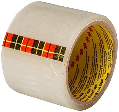 Scotch Transparent BOPP Tape,  3 inch x 50 m - Pack of 4
