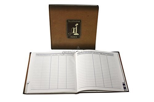 Todays 122 Telephone Index,  16.5 x 17 cm - 136 Pages