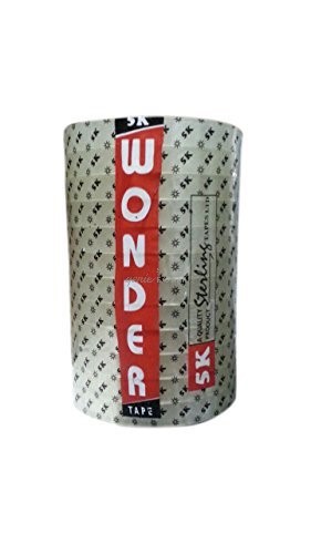 Ravi 5K Wonder Tape,  Transparent,  1/2 (half) inch,  30m - Pack of 12
