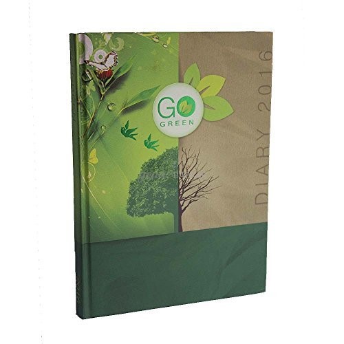 Today's Go Green New Year Diary 2016 - B5,  344 Pages,  60 GSM,  Hard Bound
