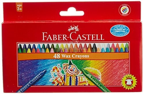 Faber-Castell Wax Crayons - 48 Shades