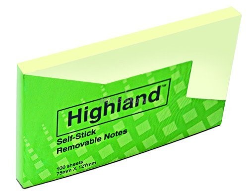 Highland Sticky Notes 80 Sheets,  3 x 5 inches