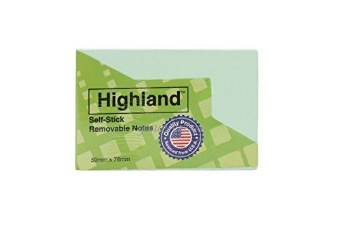 Highland Sticky Notes 80 Sheets,  3 x 4 inches