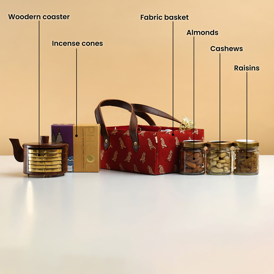 Nuts and Raisin Platter Gift Box