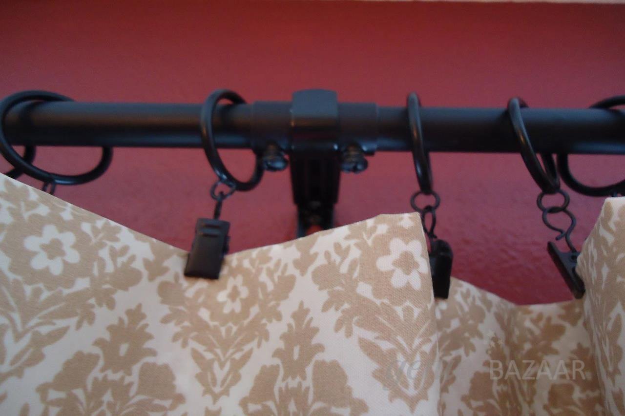 Curtain rod installation