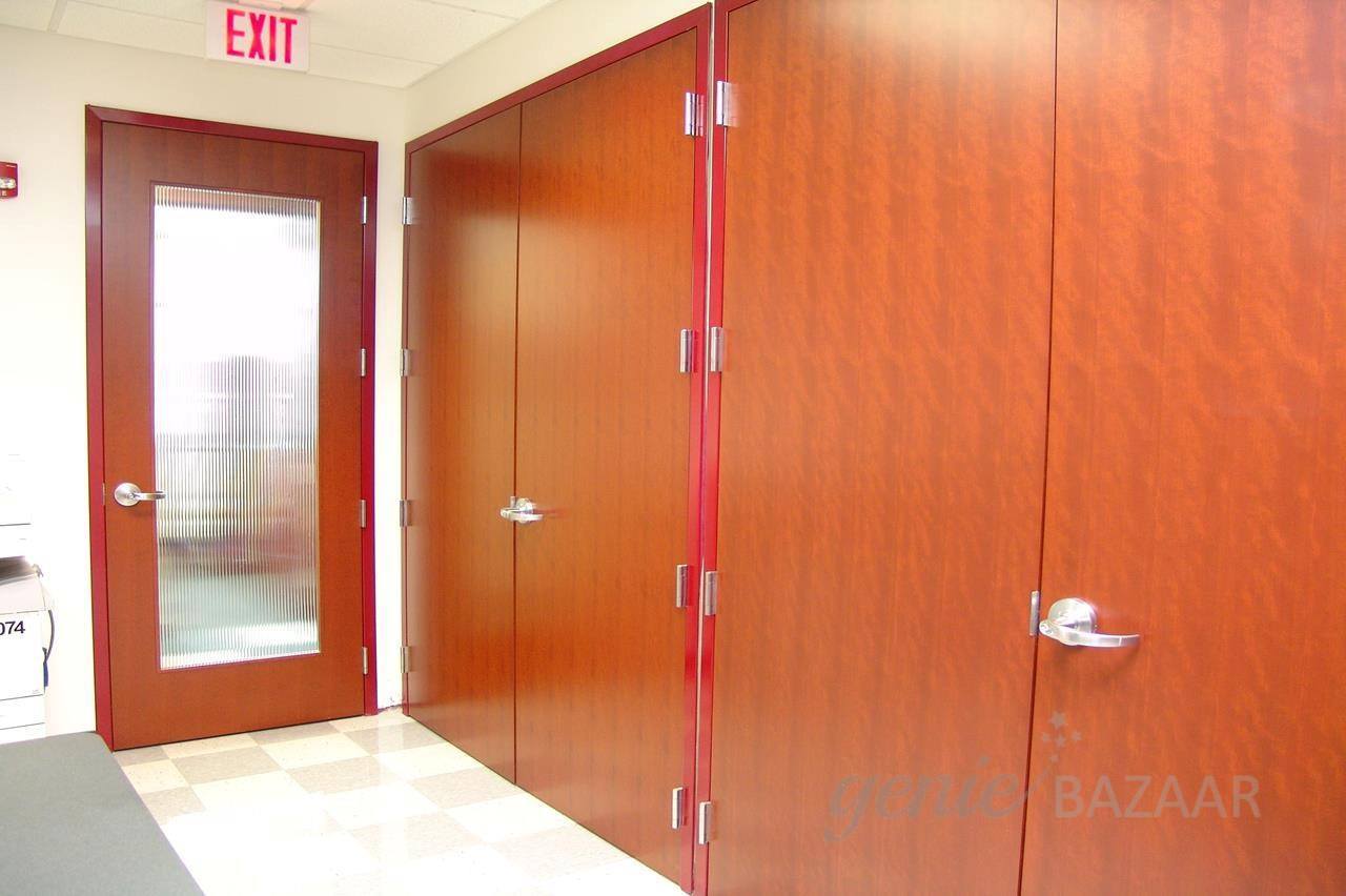 Flush (Plywood) door new lock fixing